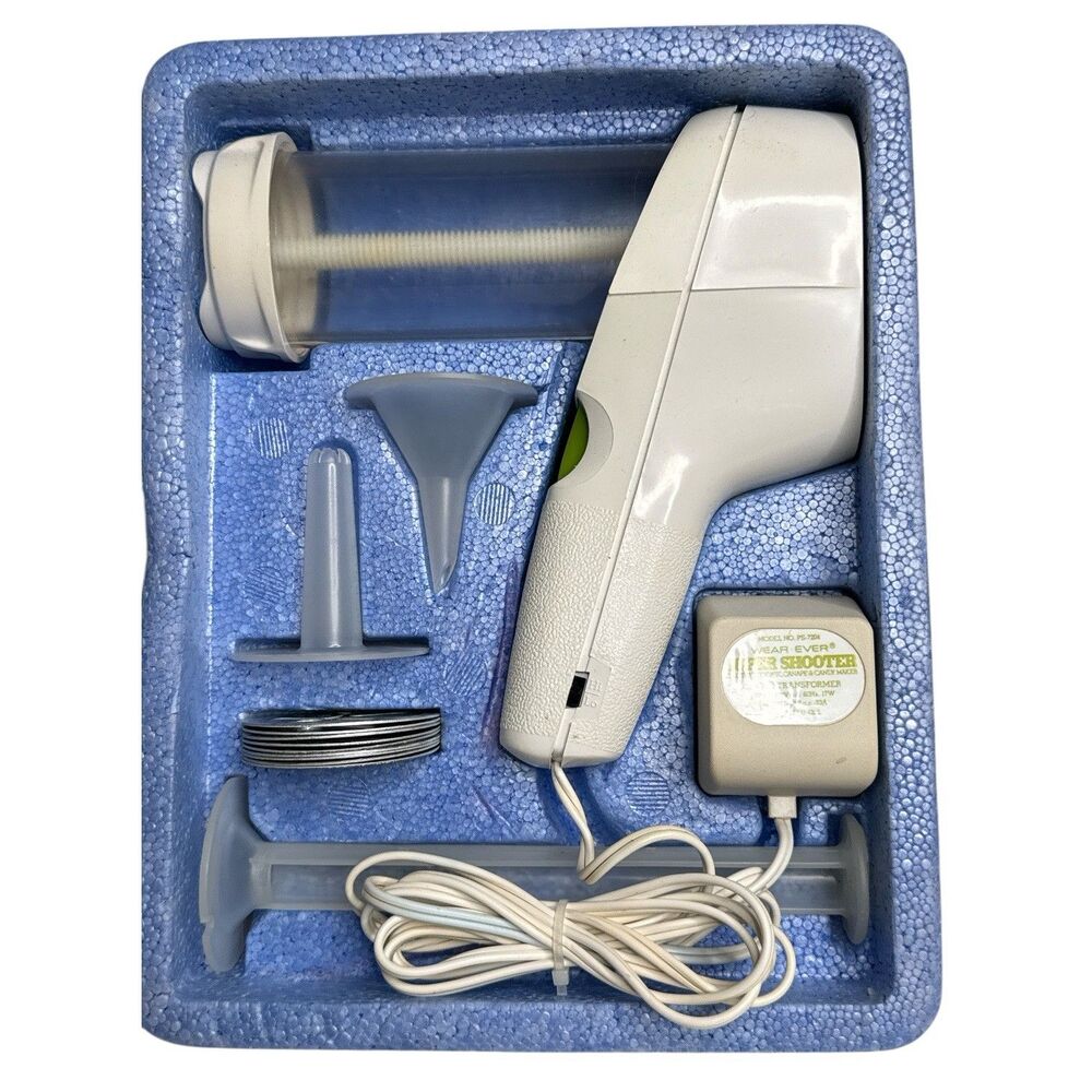 Wear Ever Super Shooter PS-7204 Cookie Press No 70001 Tested Complete
